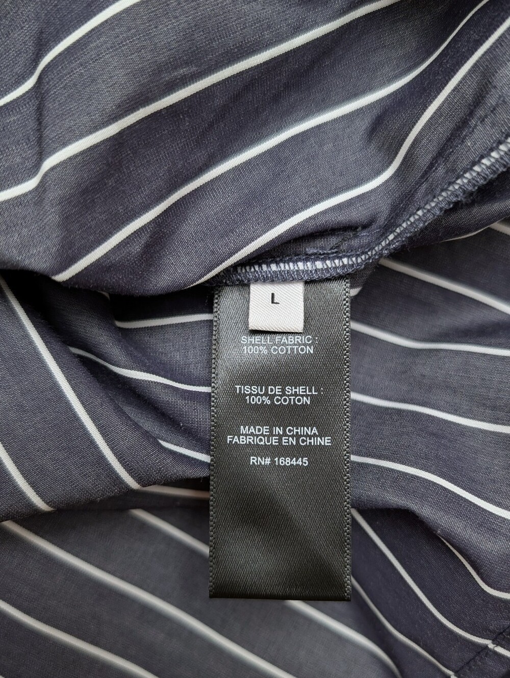 Rebecca Taylor Isla Stripe Poplin Shirt in Navy Stripe - Picture 8 of 8